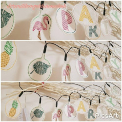 ITH Lichterketten Cover - Flamingo